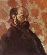 Paul Cezanne, Self-Portrait on Rose Background